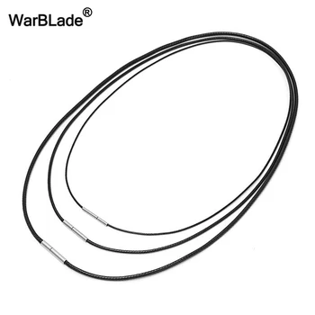 3pcs 1mm-3mm Black Leather Cord Necklace Cord Wax Rope Chain With Stainless Steel Rotary Buckle For DIY Necklace Jewelry Making
3pcs 1mm-3mm Black Leather Cord Necklace Cord Wax Rope Chain With Stainless Steel Rotary Buckle For DIY Necklace Jewelry Making