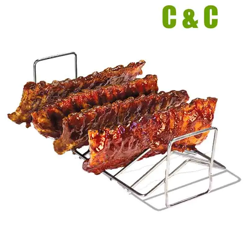 Kamado Grill Parts BBQ Rib Rack work with Auplex 21 inch and 23.5 inch kamado Grill Rib Rack Size 41.5x18.5x12.1CM
Kamado Grill Parts BBQ Rib Rack work with Auplex 21 inch and 23.5 inch kamado Grill Rib Rack Size 41.5x18.5x12.1CM