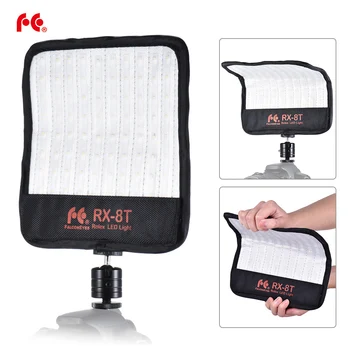 FalconEyes RX-8T 16W Mini LED Video Light 5600K CRI94 Flexible Cloth On-camera Lamp Daylight Splashproof for Studio Photography
FalconEyes RX-8T 16W Mini LED Video Light 5600K CRI94 Flexible Cloth On-camera Lamp Daylight Splashproof for Studio Photography