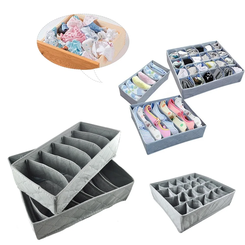 Foldable Underwear Organizer Storage Box Bra Underwear Socks Panty Storage Non-woven Underwear Organizer Home Storage 3Pcs/Set
Foldable Underwear Organizer Storage Box Bra Underwear Socks Panty Storage Non-woven Underwear Organizer Home Storage 3Pcs/Set