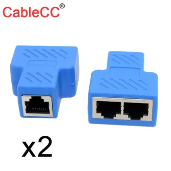 Zihan CalbeCC RJ45 Cat6 8P8C STP UTP Plug To Dual RJ45 Splitter Network Ethernet Switcher Adapter Converter with Shield 2pcs
Zihan CalbeCC RJ45 Cat6 8P8C STP UTP Plug To Dual RJ45 Splitter Network Ethernet Switcher Adapter Converter with Shield 2pcs