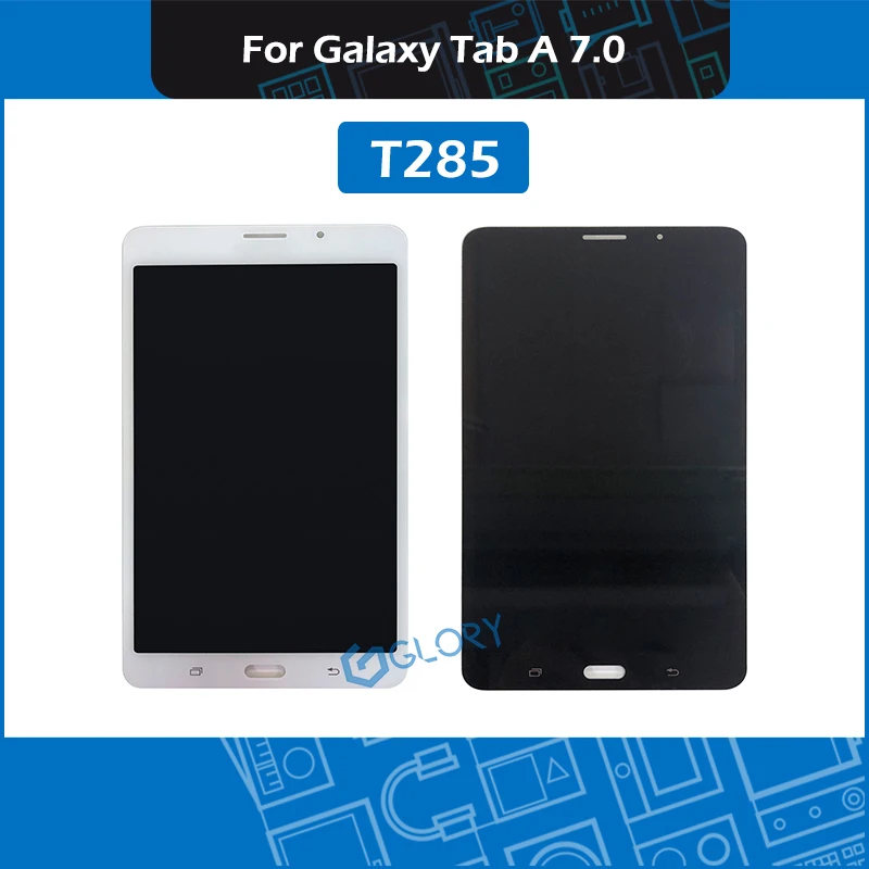Сменный ЖК-экран T285 для Samsung Galaxy Tab A 7 0 черный и белый цвета сменный сенсорный