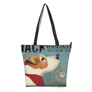 CROWDALE DIY Customizer Women Bags animal Cute dogs Print Shoulder Bag Casual Tote Handbag Female Canvas Lady shopping bag
CROWDALE DIY Customizer Women Bags animal Cute dogs Print Shoulder Bag Casual Tote Handbag Female Canvas Lady shopping bag