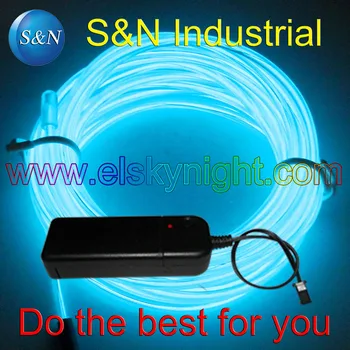 Ice blue 4M Flexible Neon Light EL Wire Rope Tube with Controller 10 colors for holiday decoration creative usage free shipping
Ice blue 4M Flexible Neon Light EL Wire Rope Tube with Controller 10 colors for holiday decoration creative usage free shipping