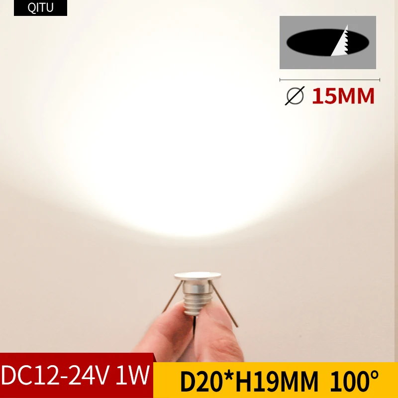 Spot 1W miniature spotlight Built-in LED ceiling embedded restaurant 12V-24V light model display cabinet mini hole lamp Light
Spot 1W miniature spotlight Built-in LED ceiling embedded restaurant 12V-24V light model display cabinet mini hole lamp Light