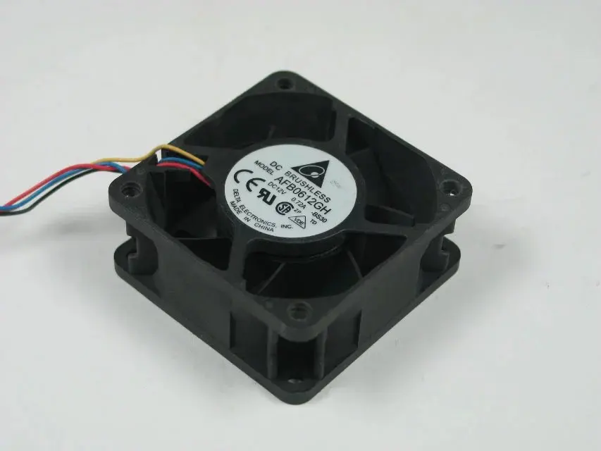 Охлаждающий вентилятор для сервера Delta Electronics AFB0612GH BS30, 12 В постоянного тока, а, 60x60x25 мм
Охлаждающий вентилятор для сервера Delta Electronics AFB0612GH BS30, 12 В постоянного тока, а, 60x60x25 мм