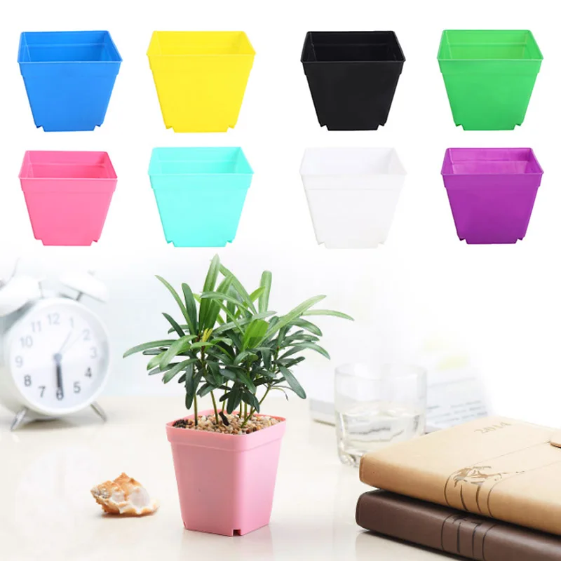 Square Flower Pot Square Planters Creative Colorful Planters Pot Trays for Square Garden Tools Drop Shipping Plastic Mini
Square Flower Pot Square Planters Creative Colorful Planters Pot Trays for Square Garden Tools Drop Shipping Plastic Mini