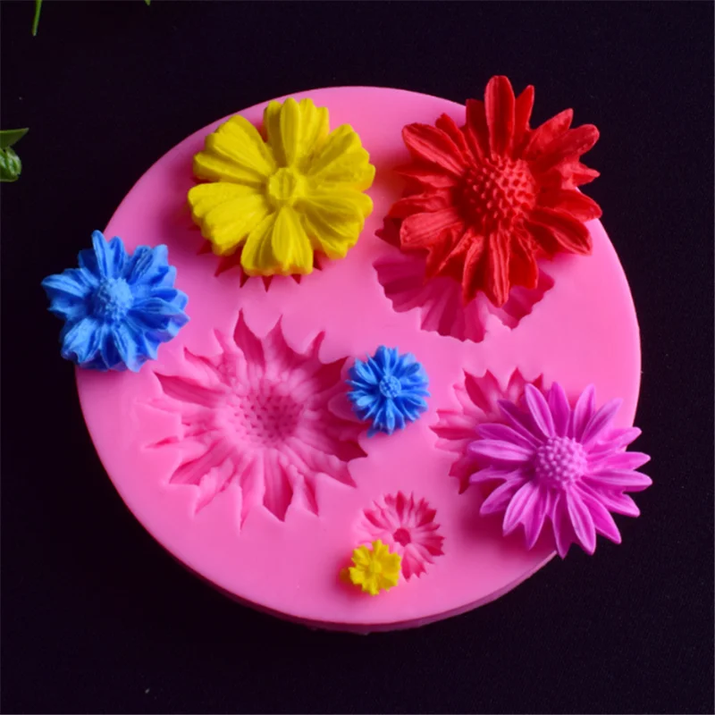 DIY Daisy Flower Silicone Mold Fondant Mold Cake Decorating Tools Kitchen Cake Mold 3D Silicone Baking Mould free shipping
DIY Daisy Flower Silicone Mold Fondant Mold Cake Decorating Tools Kitchen Cake Mold 3D Silicone Baking Mould free shipping