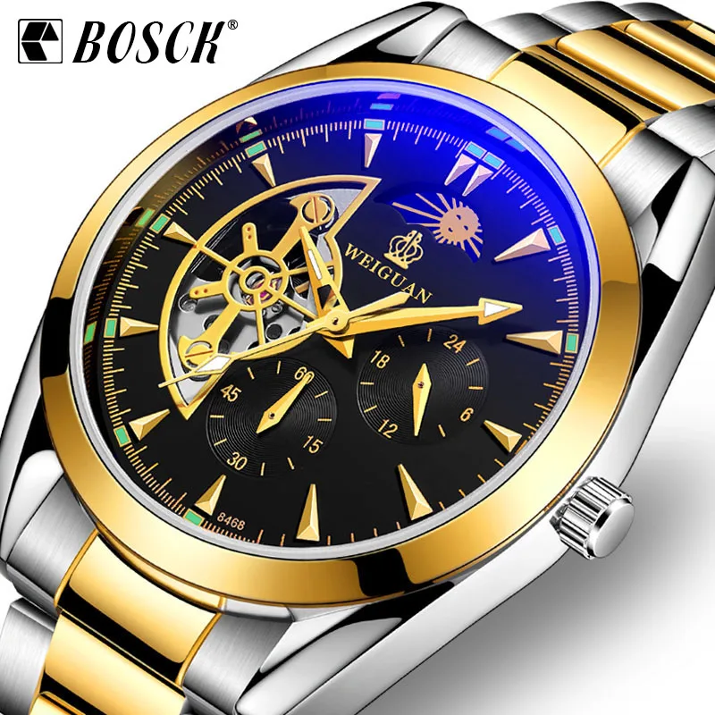 BOSCK New Top Brand Luxury Fashion Watches Men Automatic Mechanical Watch Male Casual Waterproof Wristwatch Relogio Masculino
BOSCK New Top Brand Luxury Fashion Watches Men Automatic Mechanical Watch Male Casual Waterproof Wristwatch Relogio Masculino