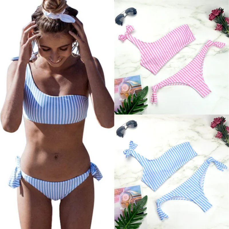 2019 Striped Bikinis Push Up Sexy Bikini Set Low Waist Swimwear Women Swimsuit Female Brazilian Thong Beachwear Swimming Suits
2019 Striped Bikinis Push Up Sexy Bikini Set Low Waist Swimwear Women Swimsuit Female Brazilian Thong Beachwear Swimming Suits