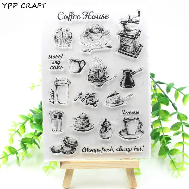 YPP CRAFT Coffee Shop Transparent Clear Silicone Stamp/Seal for DIY scrapbooking/photo album Decorative clear stamp 086
YPP CRAFT Coffee Shop Transparent Clear Silicone Stamp/Seal for DIY scrapbooking/photo album Decorative clear stamp 086