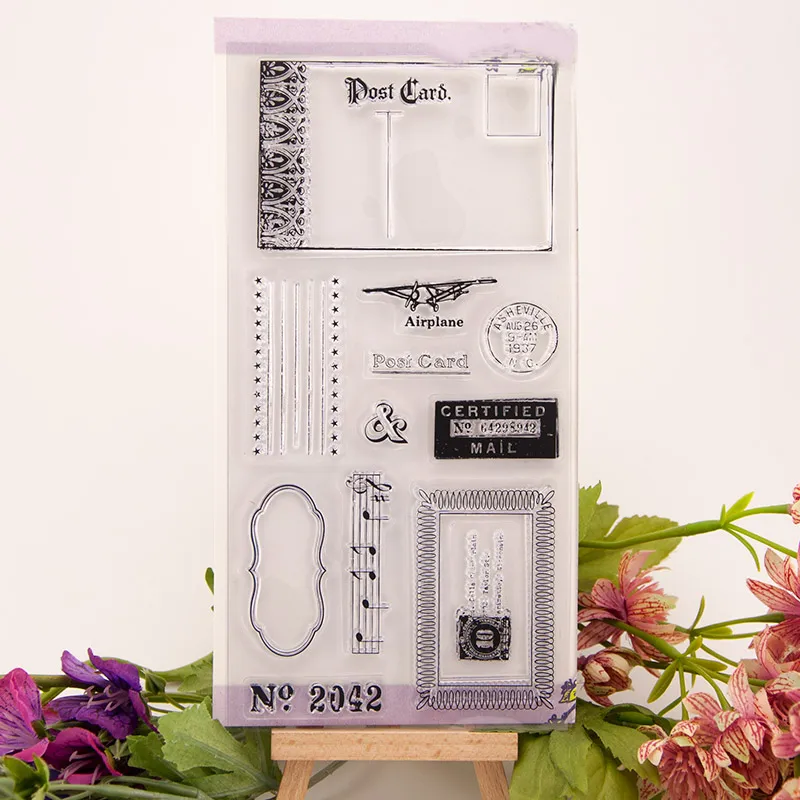 Vintage Airplane Post Card Transparent Clear Silicone Stamp for Seal DIY Scrapbooking Photo Album Decorative Clear Stamp Sheets
Vintage Airplane Post Card Transparent Clear Silicone Stamp for Seal DIY Scrapbooking Photo Album Decorative Clear Stamp Sheets