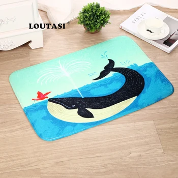 LOUTASI Cartoon Style Whale Printed Carpets Anti-slip Bathroom Floor Mat Outdoor Rugs Animal Front Door Mats for Living Room
LOUTASI Cartoon Style Whale Printed Carpets Anti-slip Bathroom Floor Mat Outdoor Rugs Animal Front Door Mats for Living Room