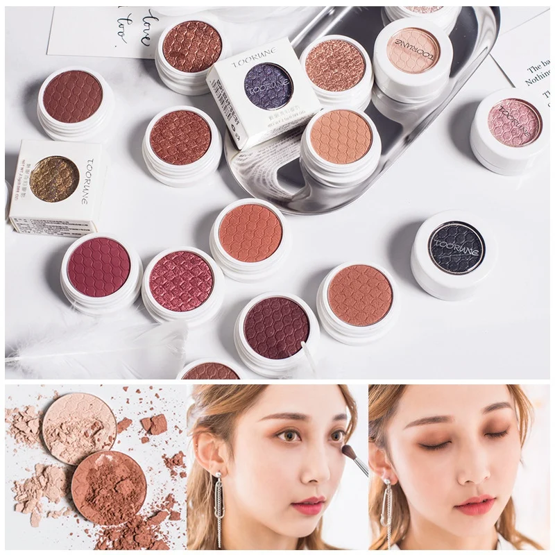 12 Colors Glitter Eyeshadow Matte Shimmer Pigment Eye Shadow Pressed Metallic Diamond Shining Eyes Festival Cosmetics
12 Colors Glitter Eyeshadow Matte Shimmer Pigment Eye Shadow Pressed Metallic Diamond Shining Eyes Festival Cosmetics