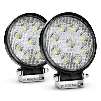 2pcs Car Work Light Combo 4" 27W 6500K Round Flood LED Light Bar Driving Lamp Waterproof Offroad Fog Lights for Car Trucks ATV
2pcs Car Work Light Combo 4" 27W 6500K Round Flood LED Light Bar Driving Lamp Waterproof Offroad Fog Lights for Car Trucks ATV
