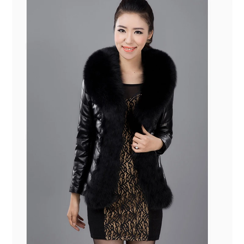 2019 New fur coat cotton coat women winter dress Korean PU leather coat fox fur fur collar leather coat S-6XL
2019 New fur coat cotton coat women winter dress Korean PU leather coat fox fur fur collar leather coat S-6XL