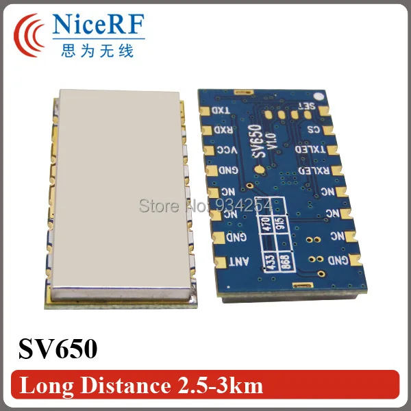 2pcs 915MHz Si4432 500mW 3km SV650 RS485 wireless embedded module with 2pcs Rob antenna
2pcs 915MHz Si4432 500mW 3km SV650 RS485 wireless embedded module with 2pcs Rob antenna