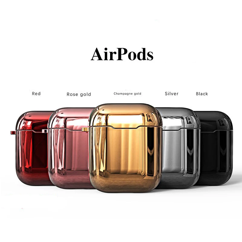 Luxury Metal Plating Dust Guard Protection For AirPods Mirror Bluetooth Earphone Cover Shiny TPU Headset Charging Box Case Caqa
Luxury Metal Plating Dust Guard Protection For AirPods Mirror Bluetooth Earphone Cover Shiny TPU Headset Charging Box Case Caqa