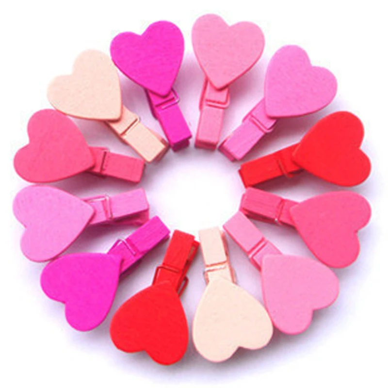 12PCS Mini Heart Love Wooden Clothes Photo Paper Peg Pin Clothespin wedding supplies Craft Clips
12PCS Mini Heart Love Wooden Clothes Photo Paper Peg Pin Clothespin wedding supplies Craft Clips