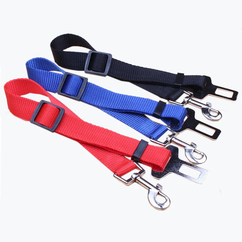 Image Free Shipping Lefdy New Strong pet Dog Car Travel Seat Belt Clip Lead Restraint Harness Auto traction leads