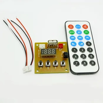 MP3 Decoding Board Module Wireless Audio Module MP3 WAV USB Board W. Digital Tube Display Remote and wire cable 5V U Disk
MP3 Decoding Board Module Wireless Audio Module MP3 WAV USB Board W. Digital Tube Display Remote and wire cable 5V U Disk