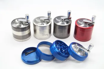 12pcs/lot Handle Mill Grinder 4 Piece Herb Tobacco Spice Crusher Metal grinder
12pcs/lot Handle Mill Grinder 4 Piece Herb Tobacco Spice Crusher Metal grinder