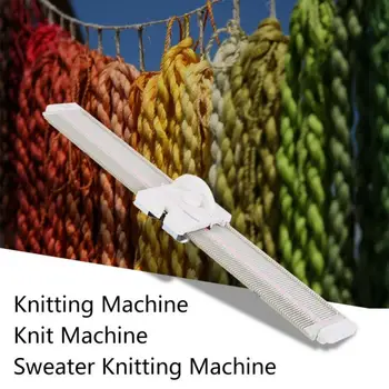 Plastic Domestic Knitting Weaver Machine LK150 6.5mm Mid Gauge 150 Stitches Home DIY Craft Tool Accessories
Plastic Domestic Knitting Weaver Machine LK150 6.5mm Mid Gauge 150 Stitches Home DIY Craft Tool Accessories