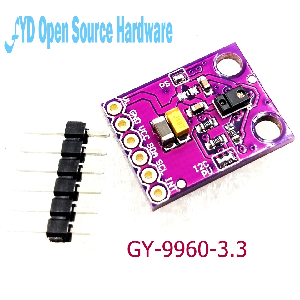 GY-9960-3.3 APDS-9960 proximity detection and non-contact gesture detection RGB and Gesture
GY-9960-3.3 APDS-9960 proximity detection and non-contact gesture detection RGB and Gesture