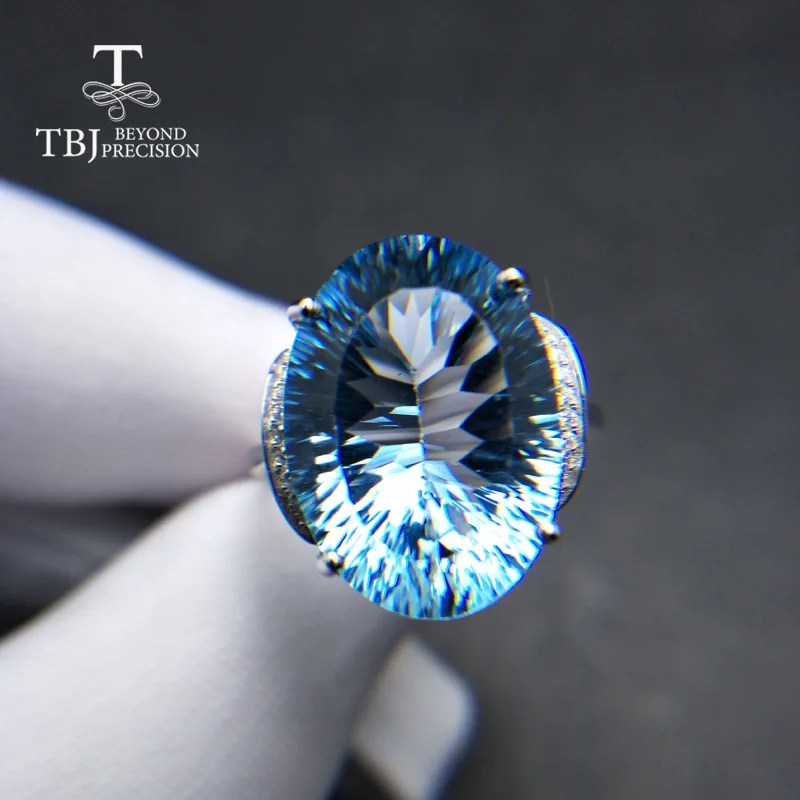 TBJ,Big size oval13*18mm concave cut blue topaz gemstone Ring in 925 sterling silver fine jewelry for woman with best gift box
TBJ,Big size oval13*18mm concave cut blue topaz gemstone Ring in 925 sterling silver fine jewelry for woman with best gift box