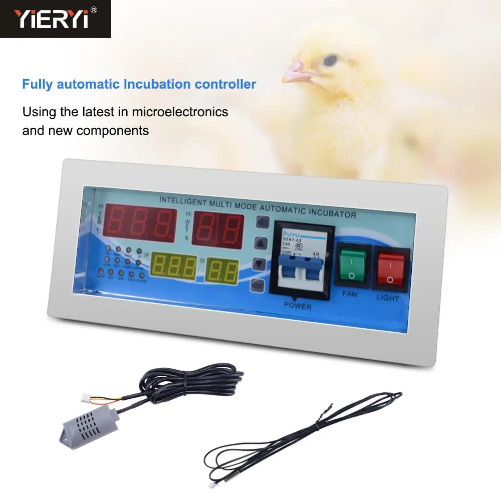 Yieryi NEW XM-18E Full Automatic Egg Incubator Controller Multifunction Controller Temperature Humidity Sensors
Yieryi NEW XM-18E Full Automatic Egg Incubator Controller Multifunction Controller Temperature Humidity Sensors