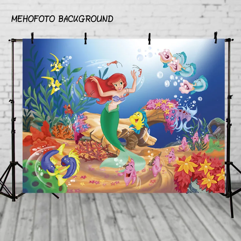 Birthday Party Vinyl Photography Background Cartoon Characters Little Mermaid Children Backdrops for Photo Studio 7X5FT G-077
Birthday Party Vinyl Photography Background Cartoon Characters Little Mermaid Children Backdrops for Photo Studio 7X5FT G-077