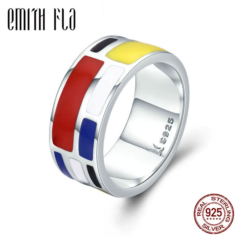 2018 New Genuine 925 Sterling Silver Colorful Enamel Geometric Square Finger Rings For Women Sterling Silver Fashion Jewelry
2018 New Genuine 925 Sterling Silver Colorful Enamel Geometric Square Finger Rings For Women Sterling Silver Fashion Jewelry
