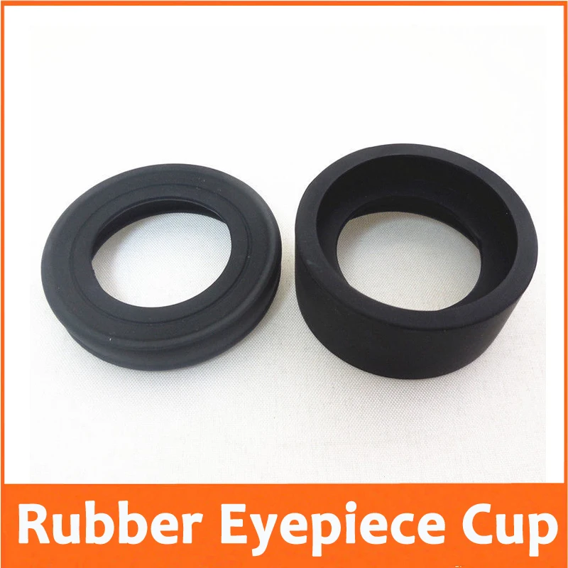 

2PCS 34-37mm 36mm Rubber Eye Guards Cylinder Eye Shield Cups for Biological Stereo Microscope Telescope Monocular Binoculars