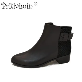 2018 winter lady warm short ankle boots women sheepskin shoes girls fashion buckle thick low heel footwear Pritivimin FN52
2018 winter lady warm short ankle boots women sheepskin shoes girls fashion buckle thick low heel footwear Pritivimin FN52