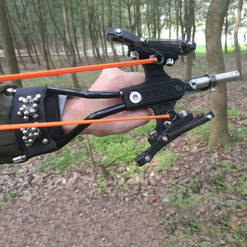 2019 Shooting Arrow Laser Slingshot Catapult Stainless Steel Compound Crossbow Hunting Powerful