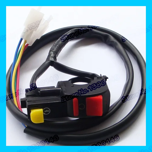 Off-road motorcycle electric starter Handlebar start & stop ATV Quad kill switch button 4 wire connection dirt pit motor bike
Off-road motorcycle electric starter Handlebar start & stop ATV Quad kill switch button 4 wire connection dirt pit motor bike