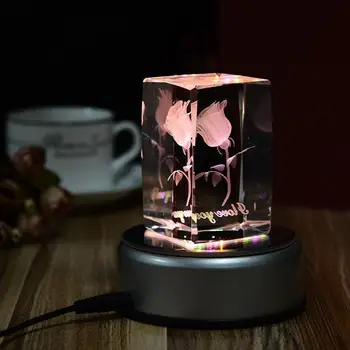 LED Luminous Base Light Crystal Glass Transparent Objects Display Laser Colorful Round Stand Base Night Light for Cocktail
LED Luminous Base Light Crystal Glass Transparent Objects Display Laser Colorful Round Stand Base Night Light for Cocktail