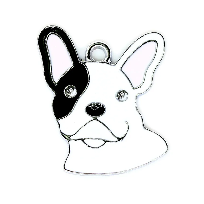 10pcs Enamel FRENCH BULLDOG Dog Pendant Hang Charms With Open Loop Fit For Key Chain Pet Collar Necklace
10pcs Enamel FRENCH BULLDOG Dog Pendant Hang Charms With Open Loop Fit For Key Chain Pet Collar Necklace
