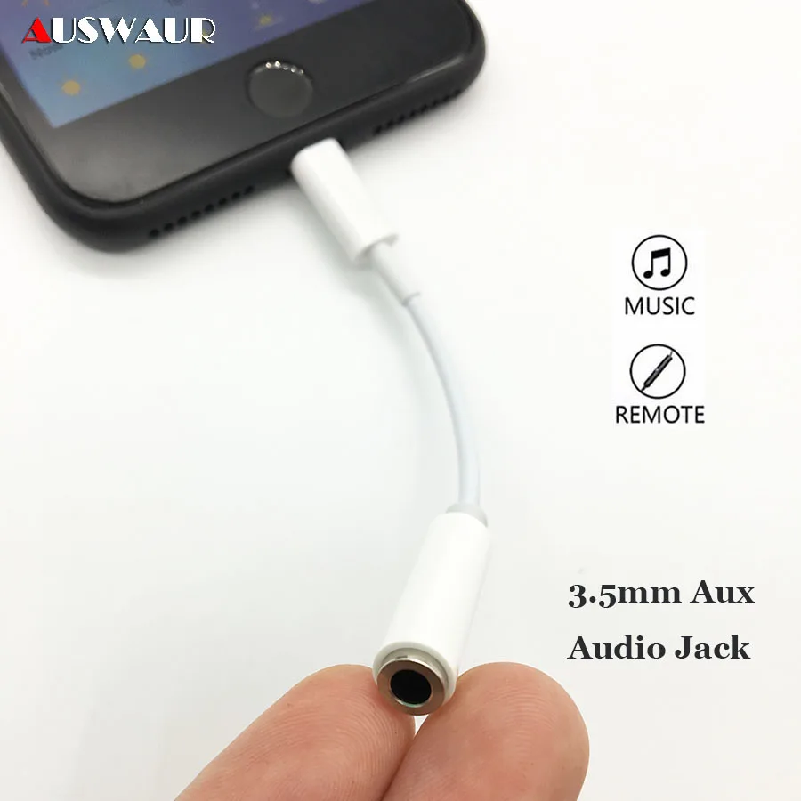 3.5mm Audio Adapter for iPhone X 7 8 Plus Audio Adapter for iPhone To 3.5 AUX Audio Headphone Earphone Adapter Cable Music
3.5mm Audio Adapter for iPhone X 7 8 Plus Audio Adapter for iPhone To 3.5 AUX Audio Headphone Earphone Adapter Cable Music