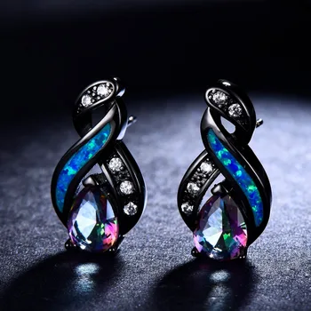 Rainbow Mystic FireTopaz Australian Opal 925 Sterling Silver Color Beautiful Stud Earrings For Women Gifts
Rainbow Mystic FireTopaz Australian Opal 925 Sterling Silver Color Beautiful Stud Earrings For Women Gifts