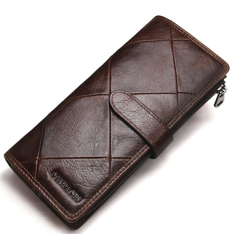 Men Wallets Business Style Zipper Brand & Hasp Desinger Long Genuine Leather Purse Male Clutch Wallet Card Holder
Men Wallets Business Style Zipper Brand & Hasp Desinger Long Genuine Leather Purse Male Clutch Wallet Card Holder