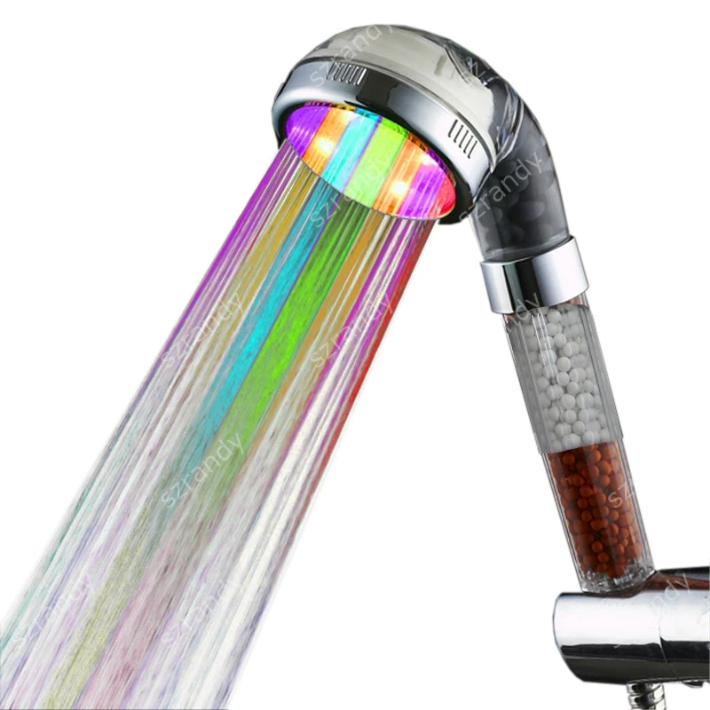 

LD8008-B22-1 LED Anion shower head church anniversary gift with multicolor fast flashing