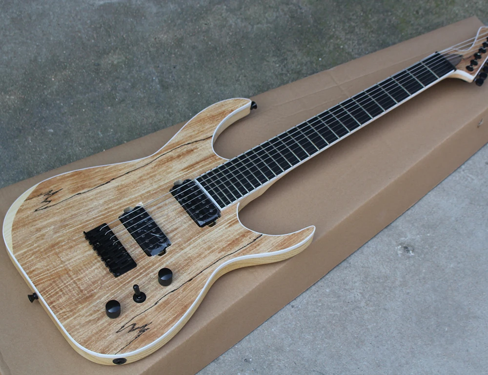 Factory custom 7 Strings ASH Electric Guitar with HH Pickups,Ebony Fingerboard without Inlay,Black Hardwares,offer customized
Factory custom 7 Strings ASH Electric Guitar with HH Pickups,Ebony Fingerboard without Inlay,Black Hardwares,offer customized