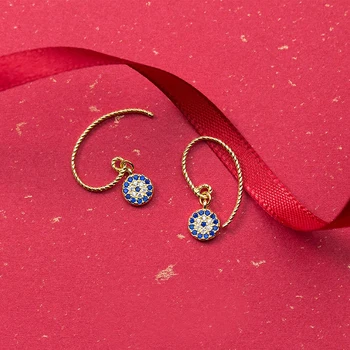 MloveAcc 100% Genuine 925 Sterling Silver Blue Eyes Clear Cubic Zircon Crystal Drop Earrings for Women Gold Color Silver Jewelry
MloveAcc 100% Genuine 925 Sterling Silver Blue Eyes Clear Cubic Zircon Crystal Drop Earrings for Women Gold Color Silver Jewelry