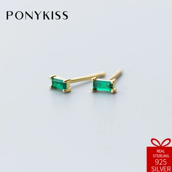 PONYKISS Office S925 Sterling Silver Zircon Rectangle Stud Earrings Women Prevent Allergy Sweet Jewelry Accessory Wedding Gift
PONYKISS Office S925 Sterling Silver Zircon Rectangle Stud Earrings Women Prevent Allergy Sweet Jewelry Accessory Wedding Gift