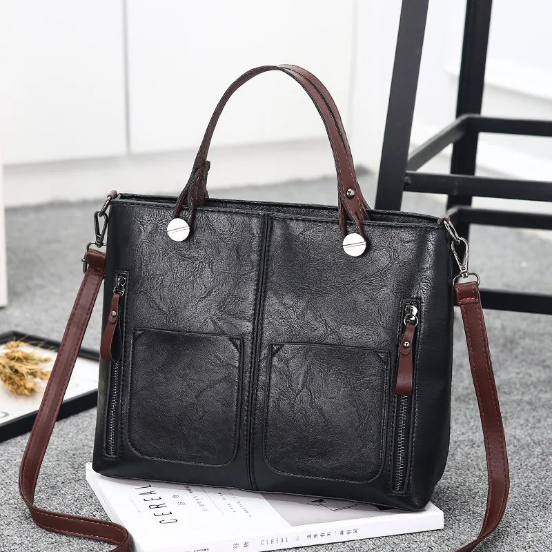 Vintage Women Shoulder Bag Female Causal Totes for Daily Shopping All-Purpose High Quality PU Leather Messenger Dames Handbag
Vintage Women Shoulder Bag Female Causal Totes for Daily Shopping All-Purpose High Quality PU Leather Messenger Dames Handbag