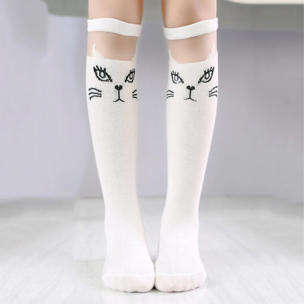 Cute Cartoon Girl Socks Lovely Cat For Baby Girls Children Knee High Socks Print Animal Long Over Knee Socks
Cute Cartoon Girl Socks Lovely Cat For Baby Girls Children Knee High Socks Print Animal Long Over Knee Socks