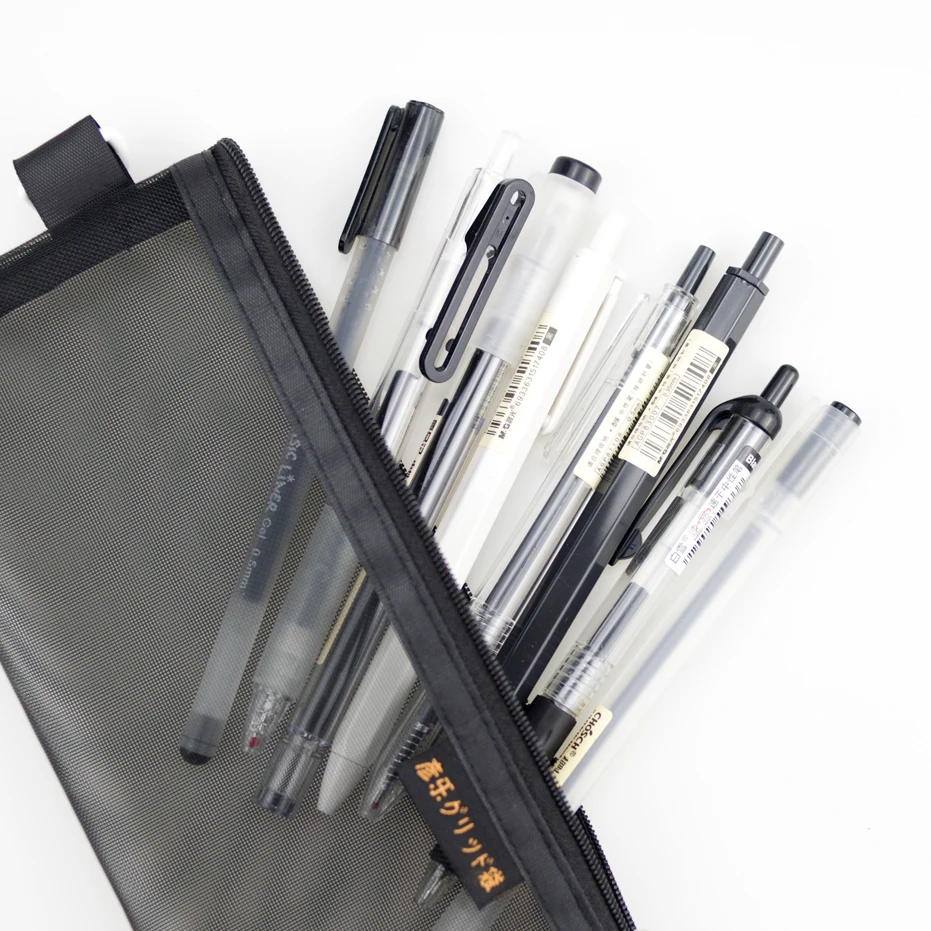 9PCS/lot Gel Pen Simple balck ink 0.5mm 0.35mm 0.38mm &Pen case School Office Supply Gift Stationery Papelaria Escolar
9PCS/lot Gel Pen Simple balck ink 0.5mm 0.35mm 0.38mm &Pen case School Office Supply Gift Stationery Papelaria Escolar