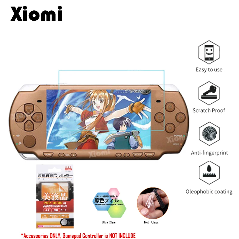 For Sony PlayStation PSP 1000 2000 3000 Screen Protector HD Transparent Clear Protective Film Surface Guard Cover
For Sony PlayStation PSP 1000 2000 3000 Screen Protector HD Transparent Clear Protective Film Surface Guard Cover