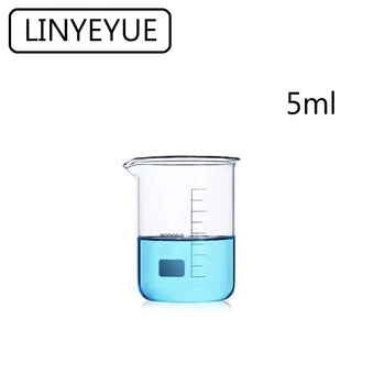 20pcs/pack 5mL Glass Beaker Borosilicate 3.3 Glass high temperature resistance Measuring Cup Laboratory Glassware Equipment
20pcs/pack 5mL Glass Beaker Borosilicate 3.3 Glass high temperature resistance Measuring Cup Laboratory Glassware Equipment